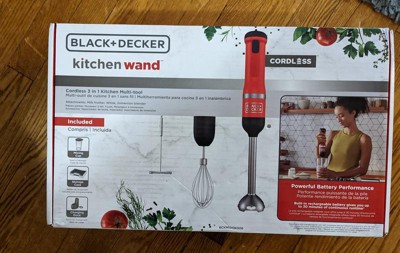 Black & Decker Bckm101mf Kitchen Wand Milk Frother Attachment : Target