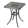Okak Outdoor Bistro Side Table with Ice Bucket Patio Accent Indoor End Metal Coffee Tea Table for Yard Garden Patio, Copper - 4 of 4