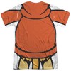 Fraggle Rock Red Uniform Front-Back Print Adult Sublimated Costume T-Shirt, X Large - 2 of 4