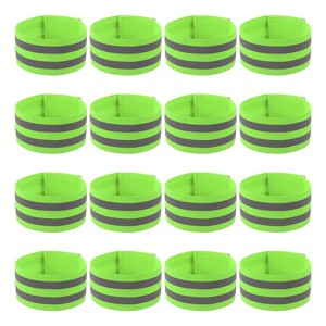 Unique Bargains Night Running Cycling Walking High Visibility Personal Reflective Bands 16 Pcs - 1 of 4