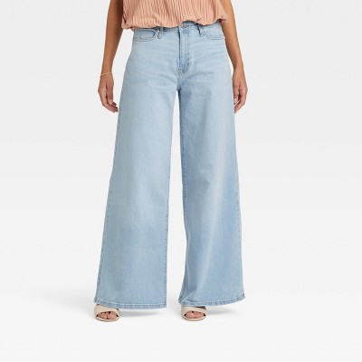 Women's High-Rise Wide Leg Jeans - A New Day™