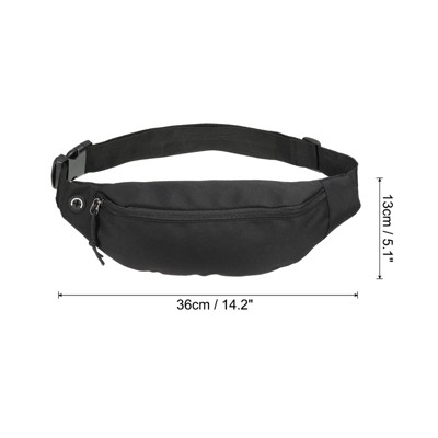 Unique Bargains Waterproof Adjustable Strap Ample Storage Fanny Pack for Traveling - image 2