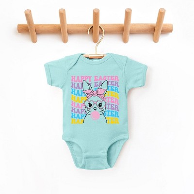 The Juniper Shop Bubble Gum Bunny Wavy Baby Bodysuit