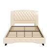Christopher Knight Home Orina Modern Faux Leather Upholstered Button Tufted Platform Bed - 4 of 4