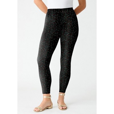 Roaman's Plus Size Ankle Length Essential Stretch Legging