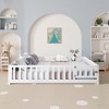 Full Size Bed Frame, 16 inch Tall, No Box Spring Needed, Wood Platform for Foam Mattress Foundation, Easy Assembly, Noise Free - 2 of 4