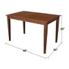 30' X 48' Solid Wood Top Table With Shaker Legs - International ...