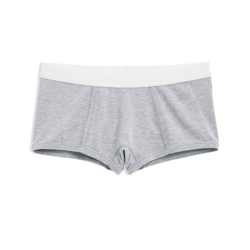 Tomboyx Boy Short Underwear, Modal Stretch Comfortable Boxer Briefs, (xs-4x),  Heather Grey X Small : Target