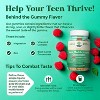 Sugar Free Gummy Multivitamins for Teen Girls & Boys - Teen Vitamins Ages 12-17 for Enhanced Immunity Energy & Skin, Raspberry, Nature's Craft, 60ct - 3 of 4