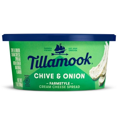 Tillamook Chive & Onion Farmstyle Cream Cheese - 7oz