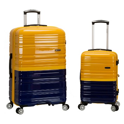 yellow luggage set