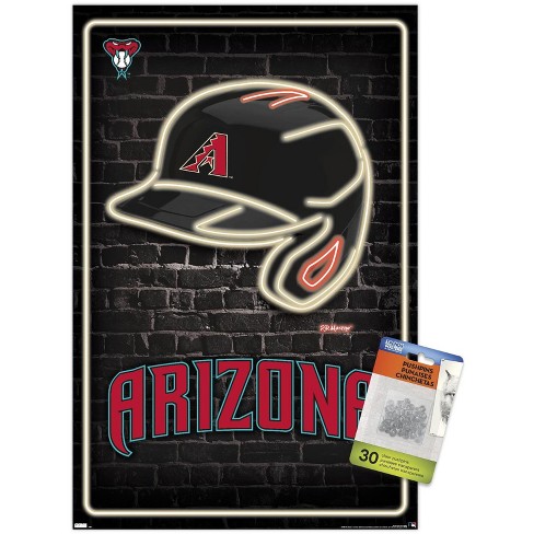 MLB Arizona Diamondbacks - Logo 22 Wall Poster with Push Pins