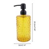 Unique Bargains Elegant Polka Dot Pattern Soap Pump Dispenser for Bathroom 16.9oz 1 Pc - 4 of 4