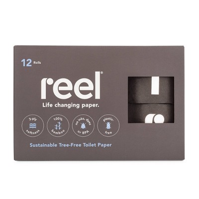 Reel Tree-Free Toilet Paper - 12 Rolls