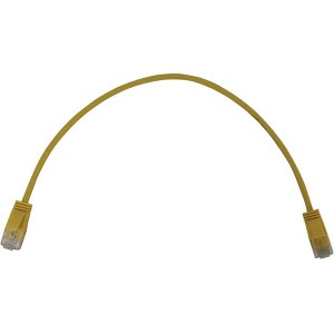 Tripp Lite Cat6a UTP Patch Network Cable, 10G Snagless Ethernet Cable, Yellow, 1 ft, N261-S01-YW - 1 of 4