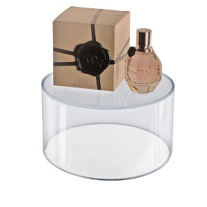 Azar Displays Clear Acrylic Cylinder, Plastic Round Container and Riser, 8"W x 6"H - 1 of 4