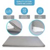 Native Nest Japanese Futon Floor Mattress - Twin - Medium Firm Shikibuton for Adults - Foldable and Portable Japanese Bed with Cotton Cover - 4 of 4