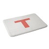 Deny Designs April Lane Art Block Monogram Memory Foam Bath Mat - 2 of 4