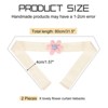 Unique Bargains Cute Flower Fashion and Elegant Design Curtain Tiebacks 2 Pcs - 2 of 4