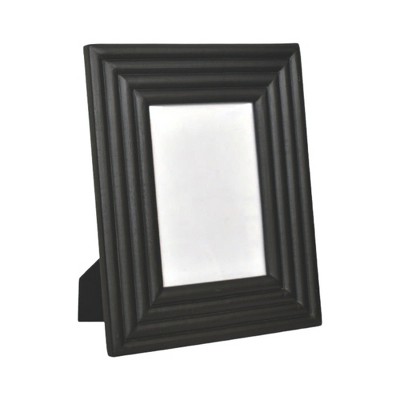 VIP Wood 10.75 in. Brown Concentric Rectangle Photo Frame 5x7