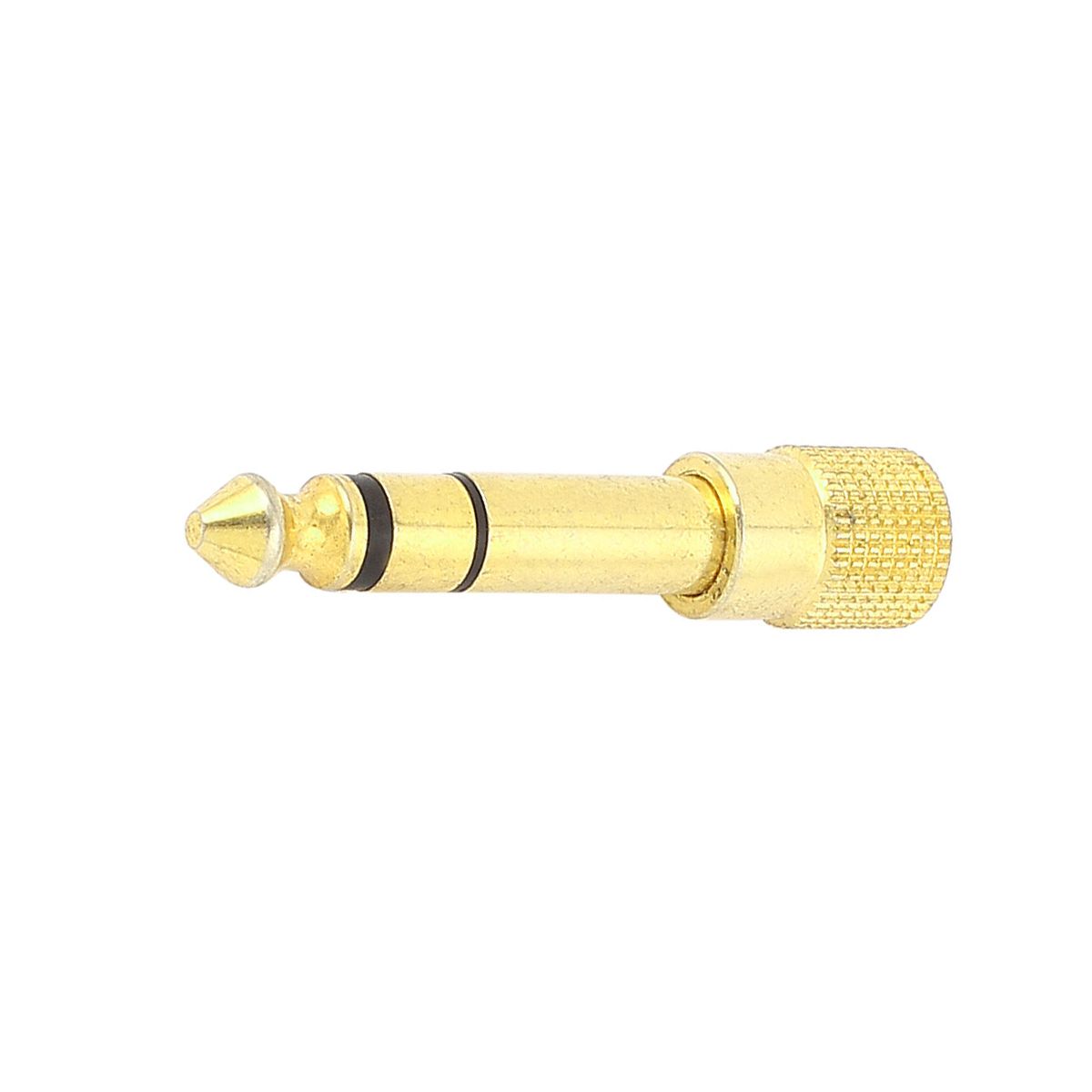 Unique Bargains Audio Adapter Gold Tone 1 Pc - thumbnail 4