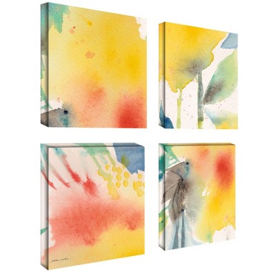 Trademark Fine Art -Sheila Golden 'Print 1'  4-panel Art Set