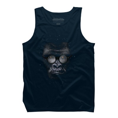 Men's Design By Humans Nerd Gorillaz By ikaruz Tank Top