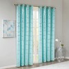 PAGED Metallic Print Total Blackout Curtains for Bedroom,Window Curtain Panels with Grommet Top,Curtains for Living Room,Machine Washable - 2 of 4