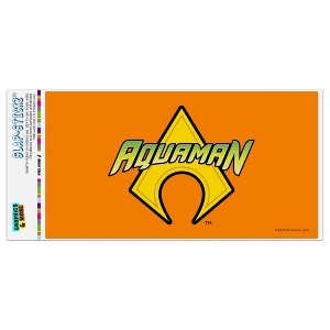Aquaman Logo Automotive Bumper Sticker - 1 of 4