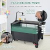 MYKKO Pack n Play Dome LX Playard with Baby Bassinet, Lightweight Portable Crib, Push-Button Fold Travel Crib, Redmond, Convertible - 4 of 4