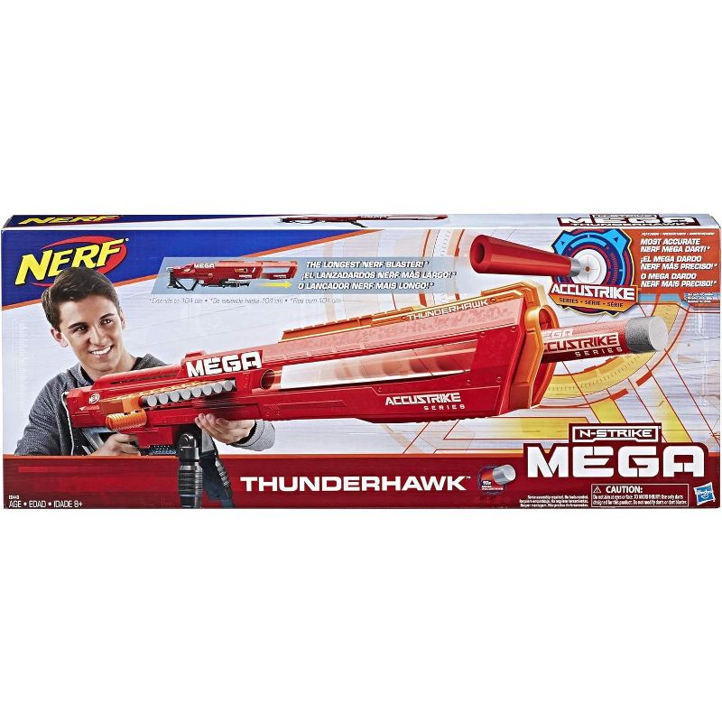 NERF Thunderhawk AccuStrike Mega Toy Blaster Includes 10 Official AccuStrike Nerf Mega Darts, 2 of 7