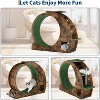 Cat Exercise Wheel for Indoor Cats,Large Cat Running Wheel with 3-Level Jumping Tower - 2 of 4