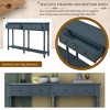 Elegant Solid Wood Console Table with Two Storage Drawers and Shelf - 4 of 4