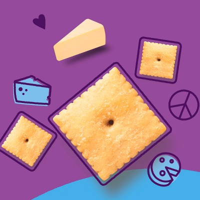 Annie's Organic White Cheddar Squares Baked Snack Crackers - 7.5oz