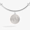 Alex and Ani Initial W Pave Starburst Texture Bangle - 3 of 3