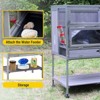 Aivituvin Wooden Hamster Cage | Anti-Chewing Metal Iron Frame-AIR25 - 4 of 4