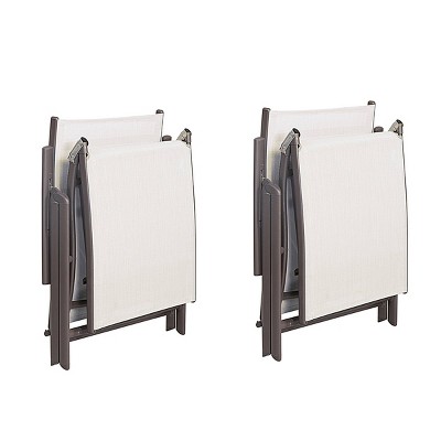 Light Gray Aluminum Adjustable Outdoor Chaise Lounger Set