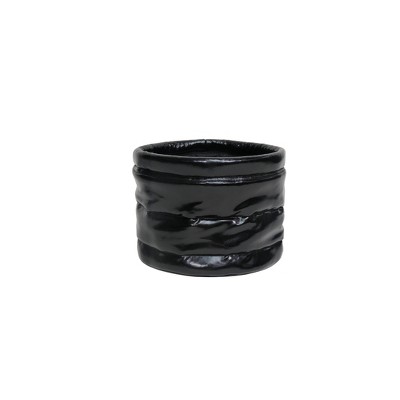 SoHome Round Pop Up Decorative Storage Basket Black