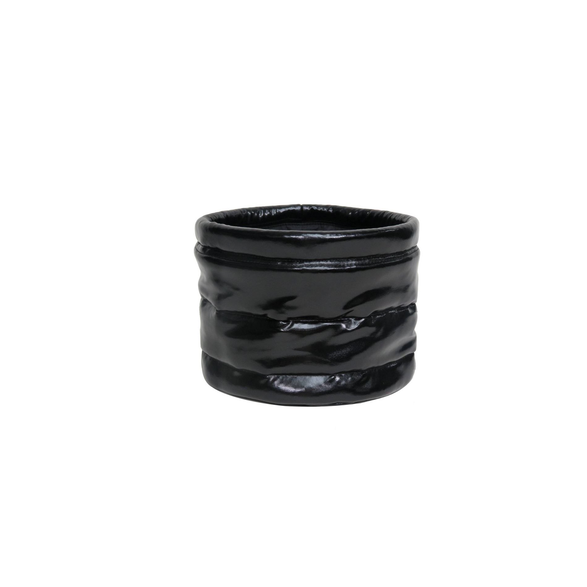 SoHome Round Pop Up Decorative Storage Basket Black