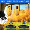 SereneLife 40" Saucer Swing with Chains, Pillow, Hanging Kit, and Carry Bag - Indoor/Outdoor Use - 4 of 4
