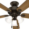 Hunter Fans Swanson 1 - Light in  New Bronze - 4 of 4
