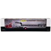 Peterbilt 367 Day Cab Cola Red and Talbert 55SA Tri-Axle Lowboy Trailer Black 1/50 Diecast Model by First Gear - 3 of 3