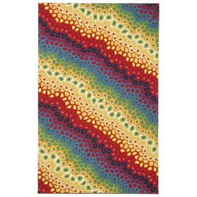 Liora Manne Visions IV Abstract Indoor/Outdoor Rug..