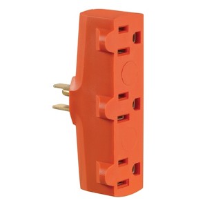 Leviton Polarized 3 outlets Outlet Adapter 1 pk - 1 of 1