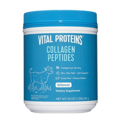 Vital Proteins Collagen Peptides Unflavored Powder - 20oz : Target