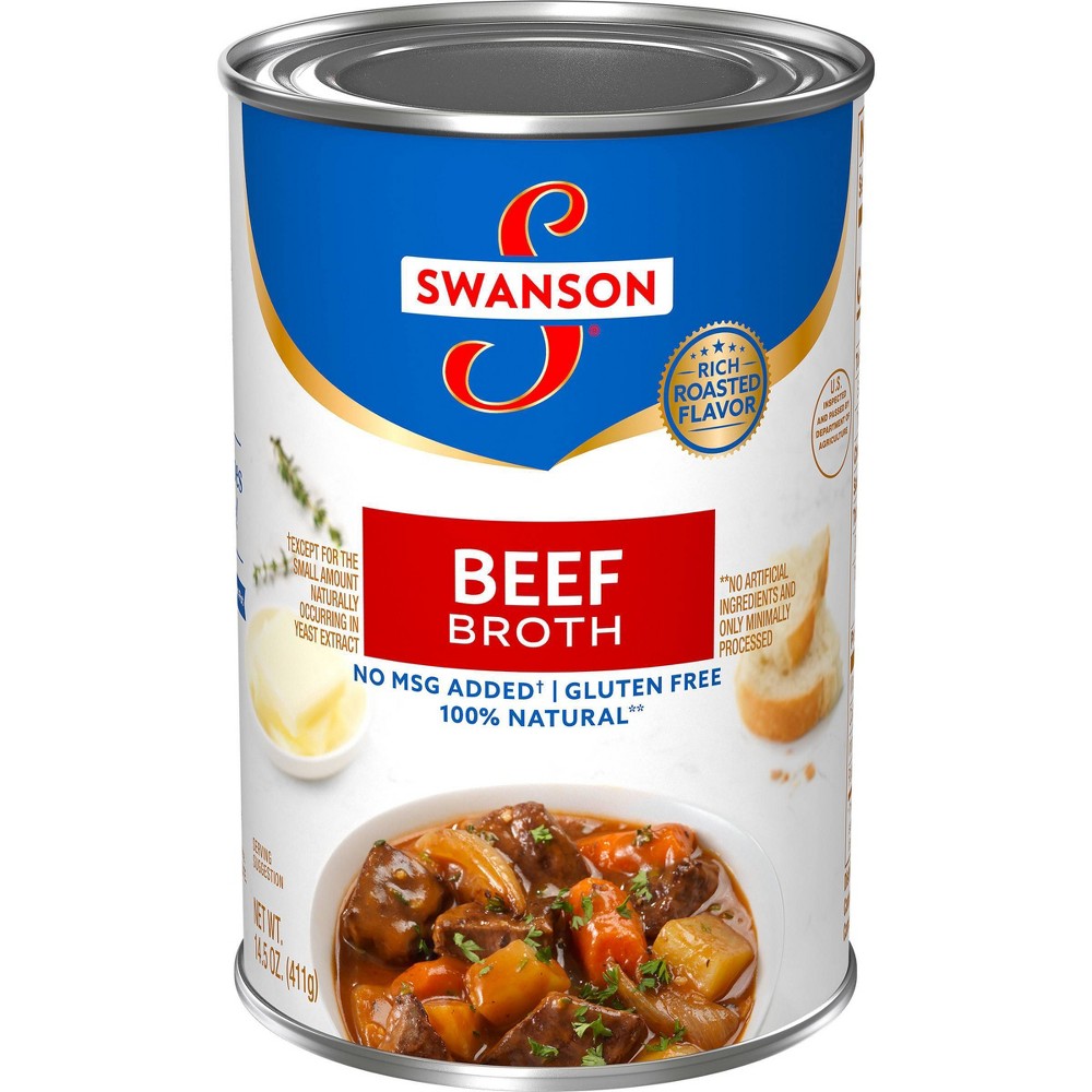 UPC 051000024213 product image for Swanson Beef Broth - 14.5 fl oz | upcitemdb.com