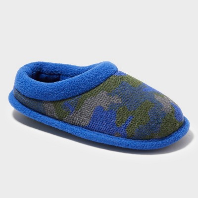 Boys' Dearfoams Slide Slippers - Blue 