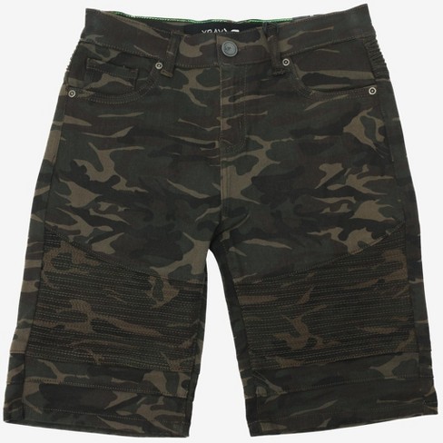 X Ray Toddler Boy's Denim Shorts In Olive Camo Size 2t : Target