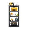 Ridstar 63 in. H Black 5-Tier Metal Storage Cabinets with Adjustable Garage Shelves - 3 of 4