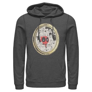 Mens Marvel Deadpool Cats Animated Frame Lightweight Hoodie - 1 of 4